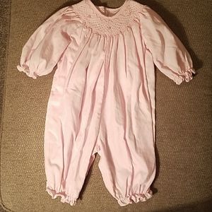 🍨 Petit Ami smocked jumpsuit